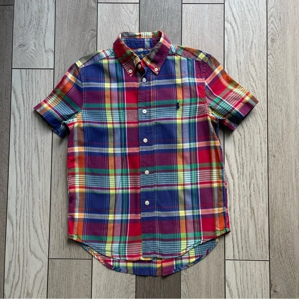Ralph Lauren kids Multicolor Plaid Shirt